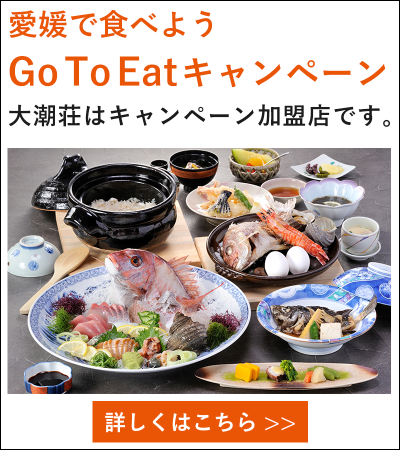 大潮荘 しまなみ海道 心和む来島海峡の国立公園内に構える料理旅館